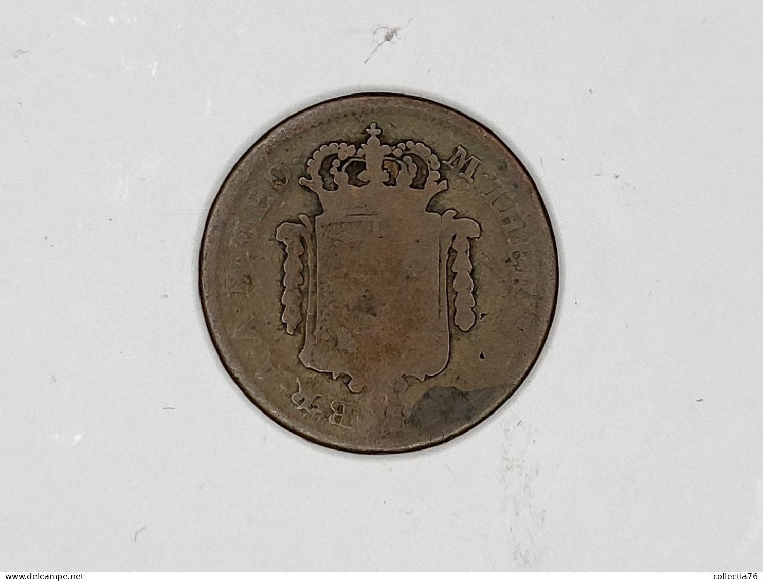 MONNAIE COIN ITALIE ITALY ITALIA DUCHE DE MILAN MARIA TERESIA 1/2 SOLDO 1777 - Feodale Munten