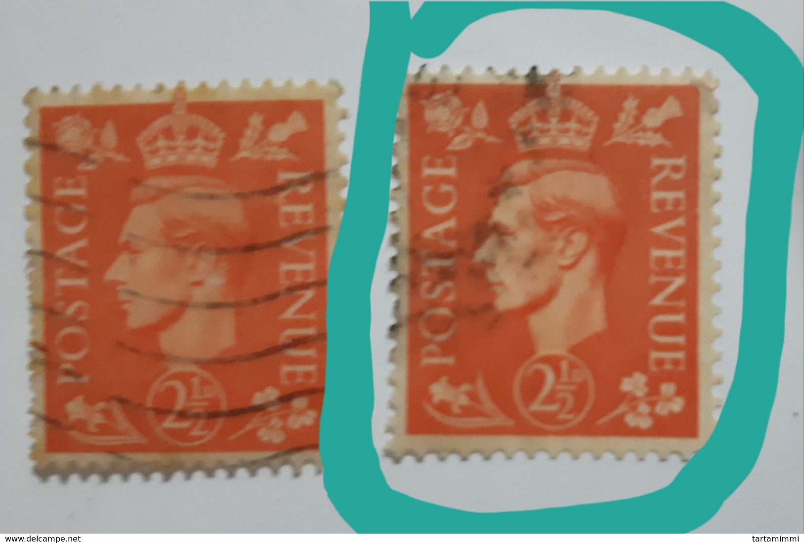 Great Britain KG EDWARD VIII 2 1/2 D. Watermark Upside - Variétés, Erreurs & Curiosités