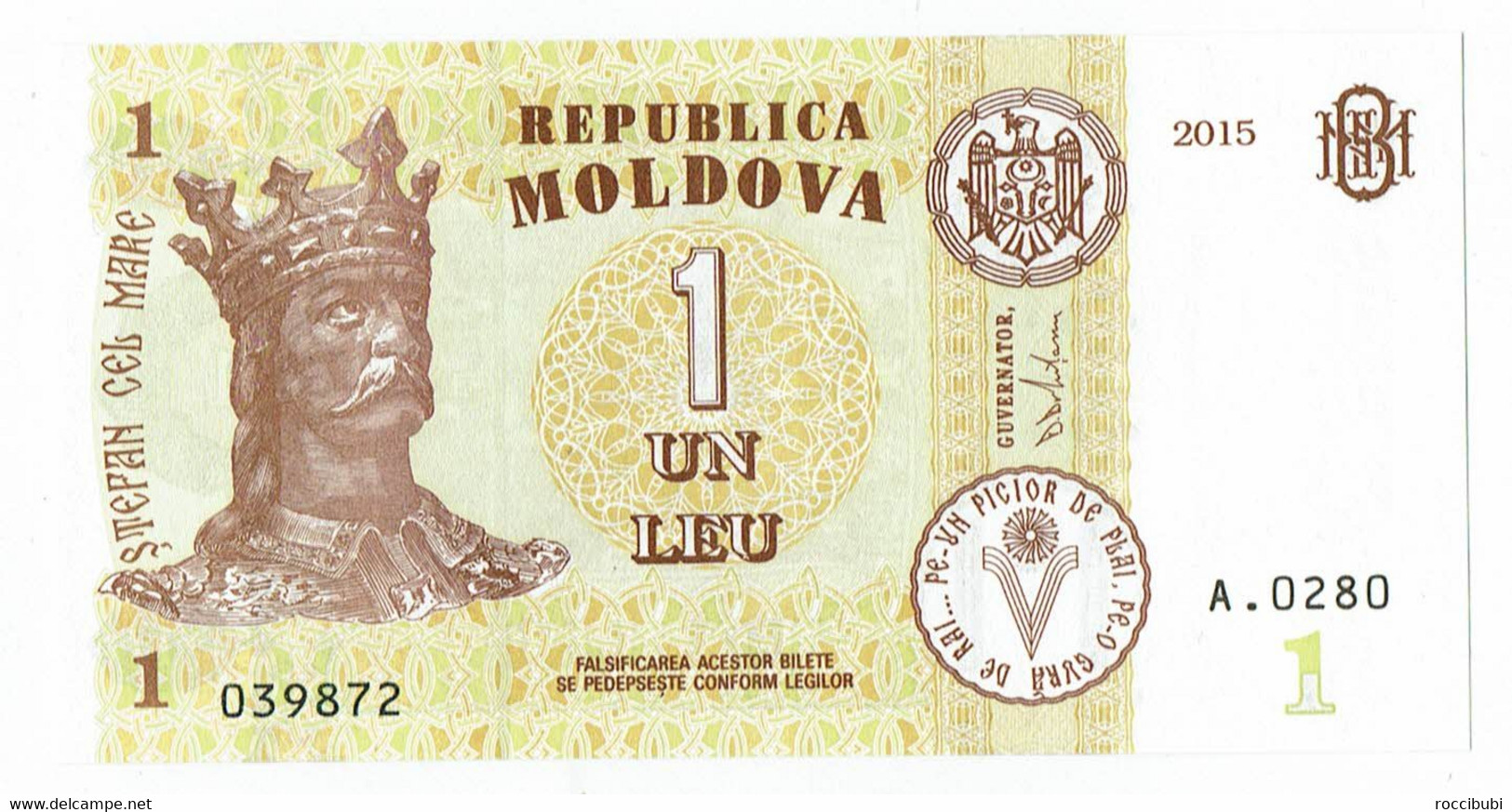 Moldawien, Banknote - Moldova