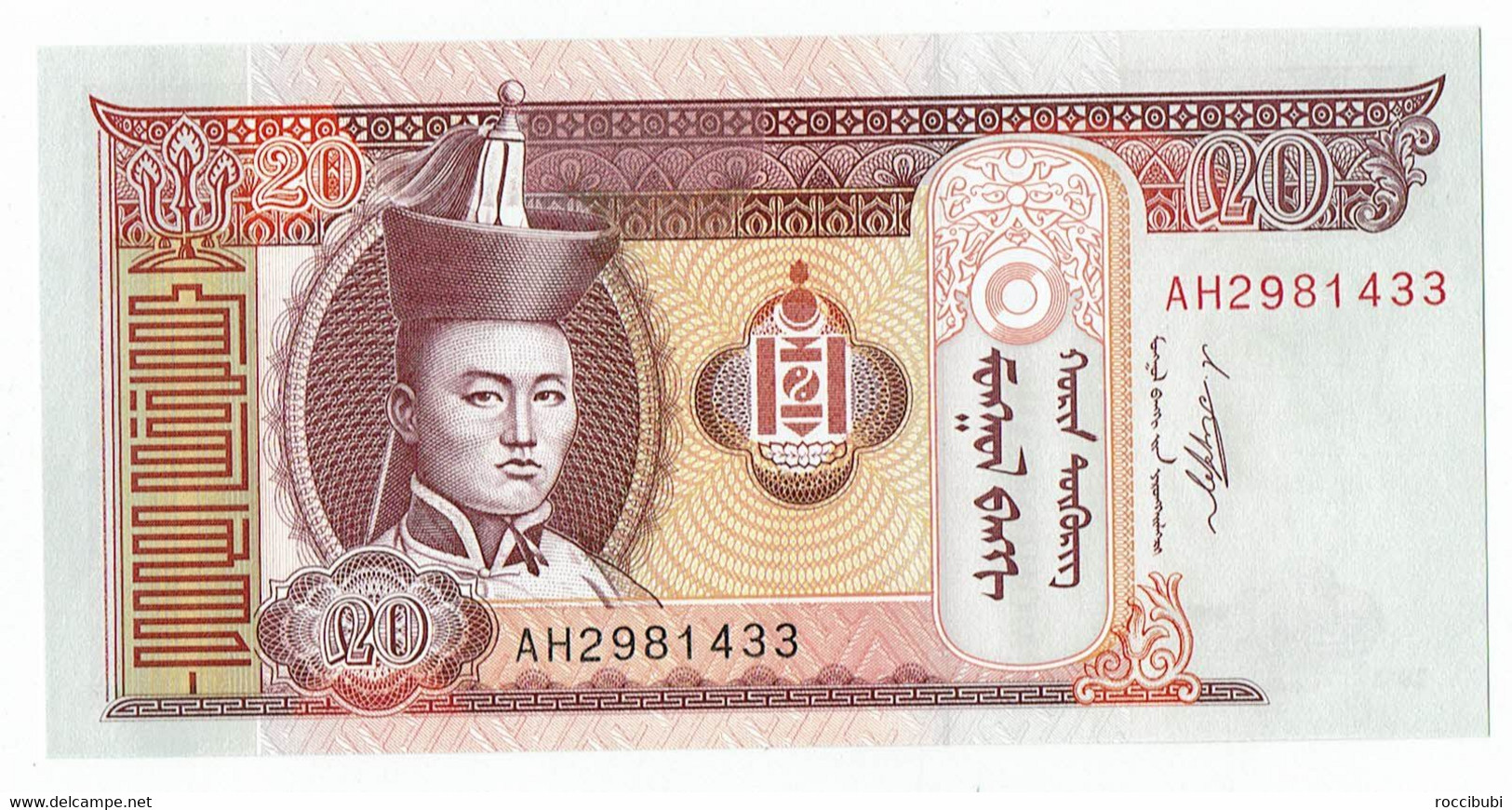 Mongolei, Banknote - Mongolië