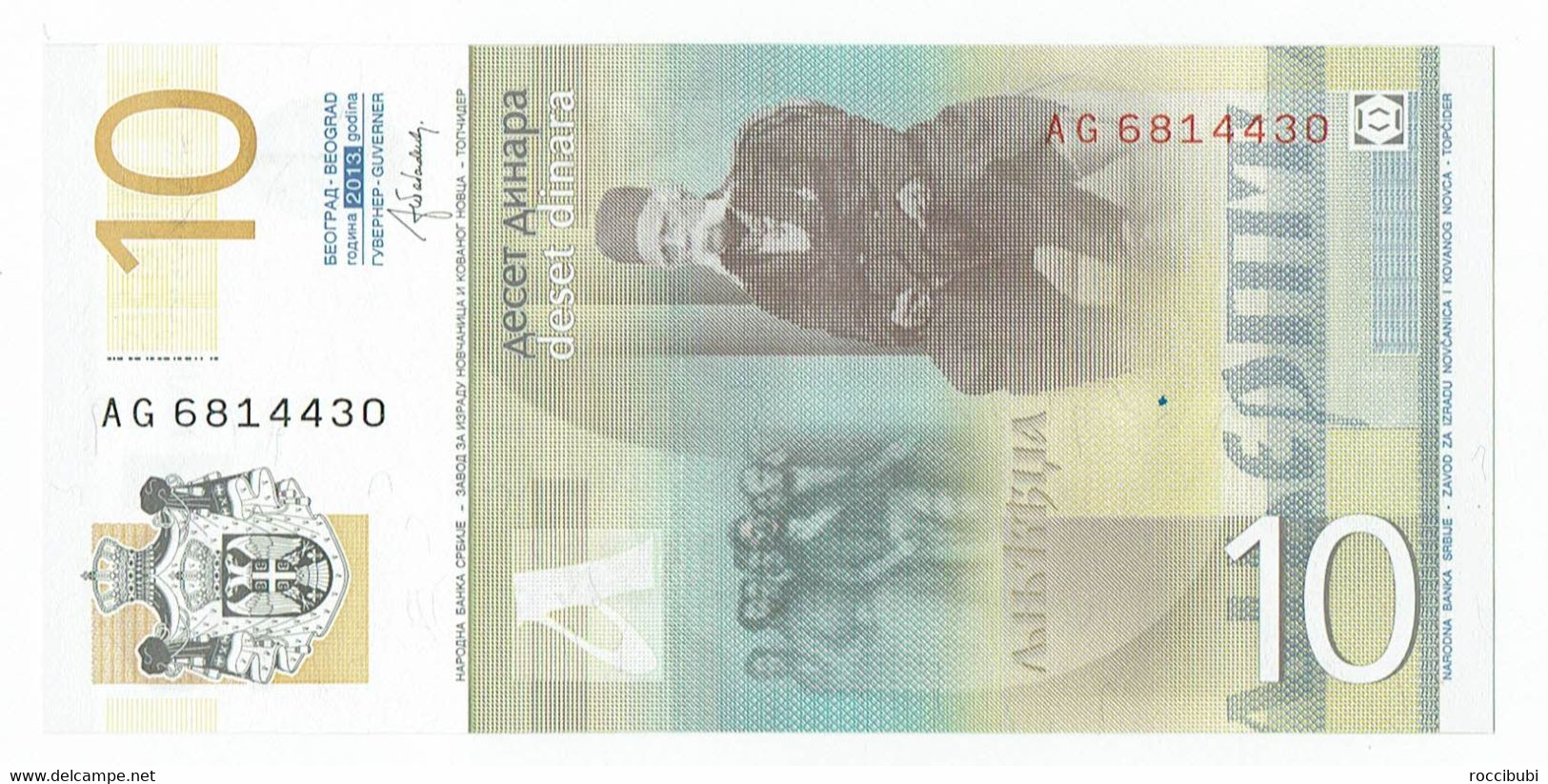 Serbien, Banknote - Servië