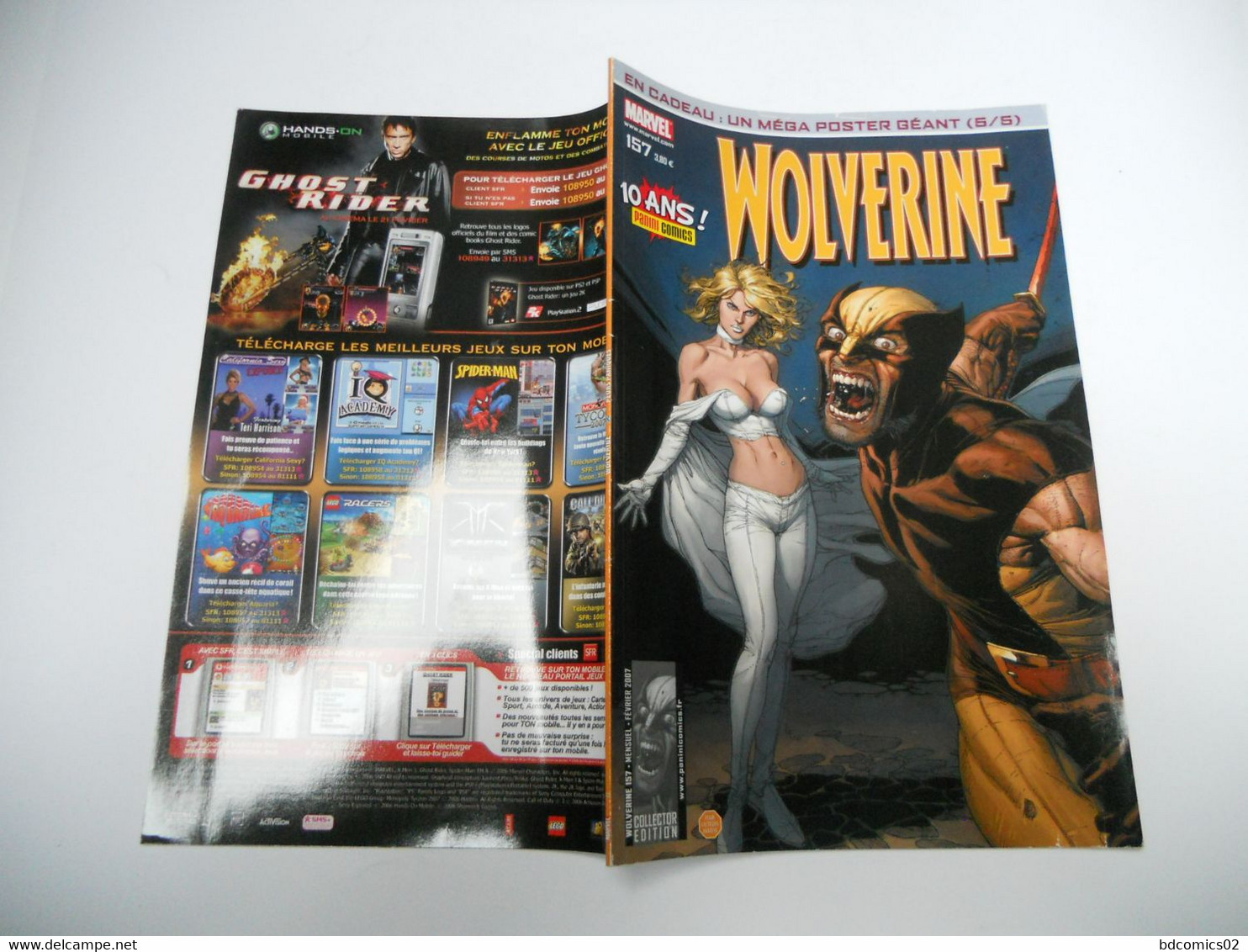 Wolverine EDITION COLLECTOR  N° 157   " Peurs Paniques " (FEVRIER 2007 ) " Marvel Panini - :TBE C6 - Volverine