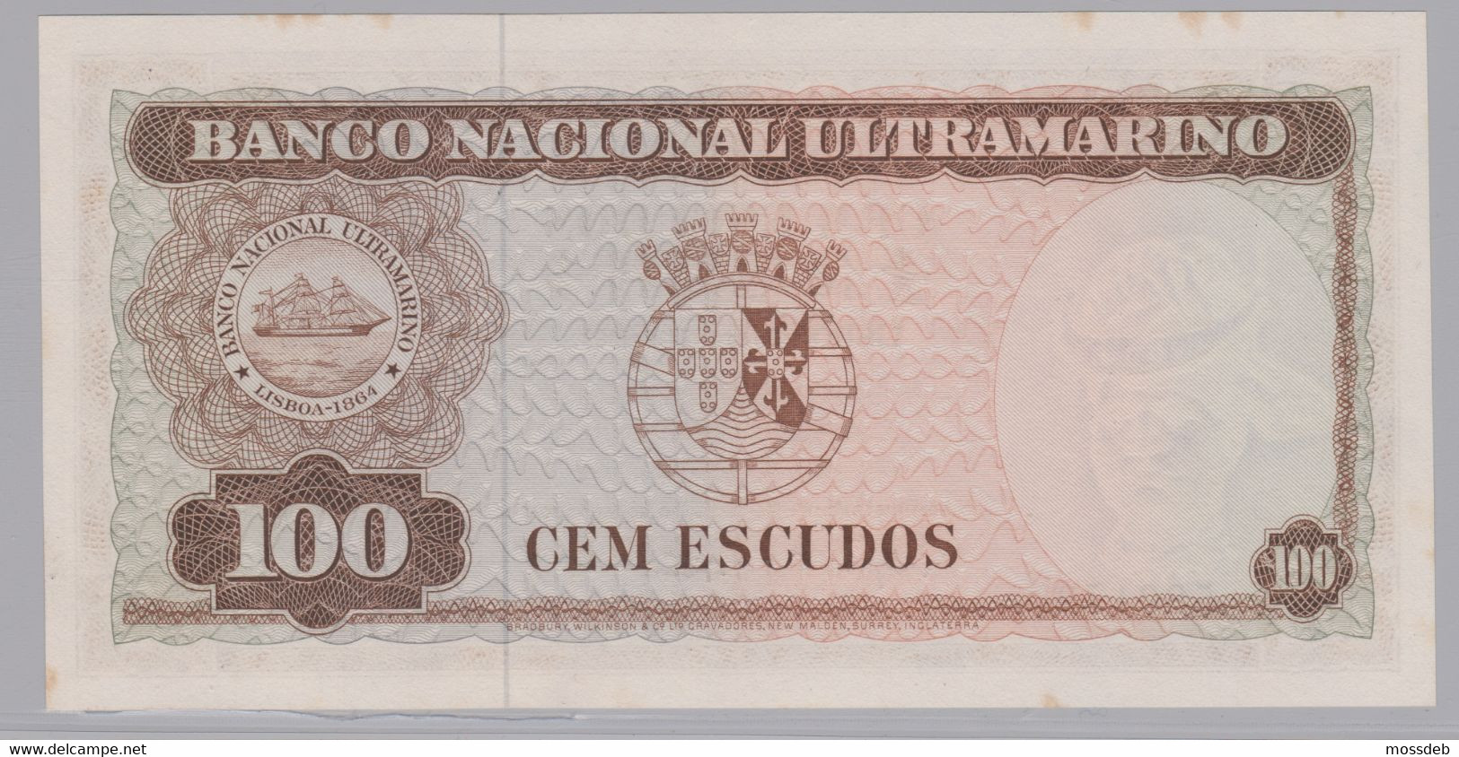 TIMOR 100 ESCUDOS - RÉGULO D. ALEIXO - 25/04/1963 - NOVA NÃO CIRCULADA  - CRISP UNCIRCULATED - Timor