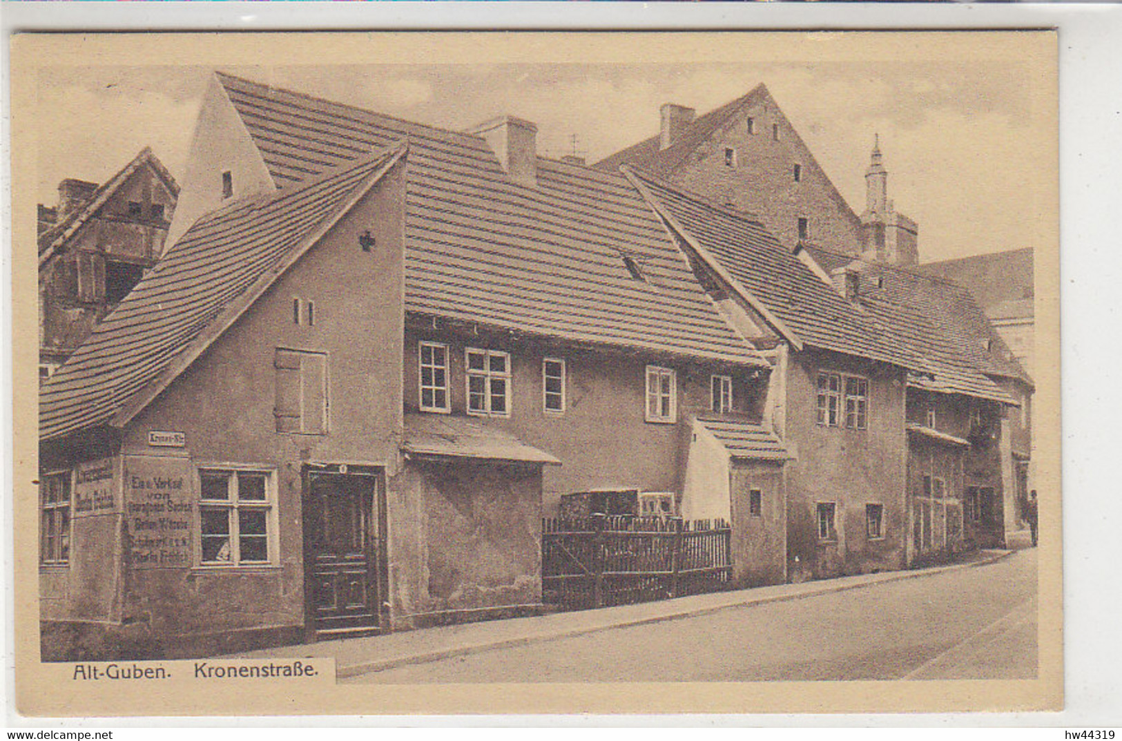 Alt-Guben - Kronenstrasse - Um 1912 - Guben