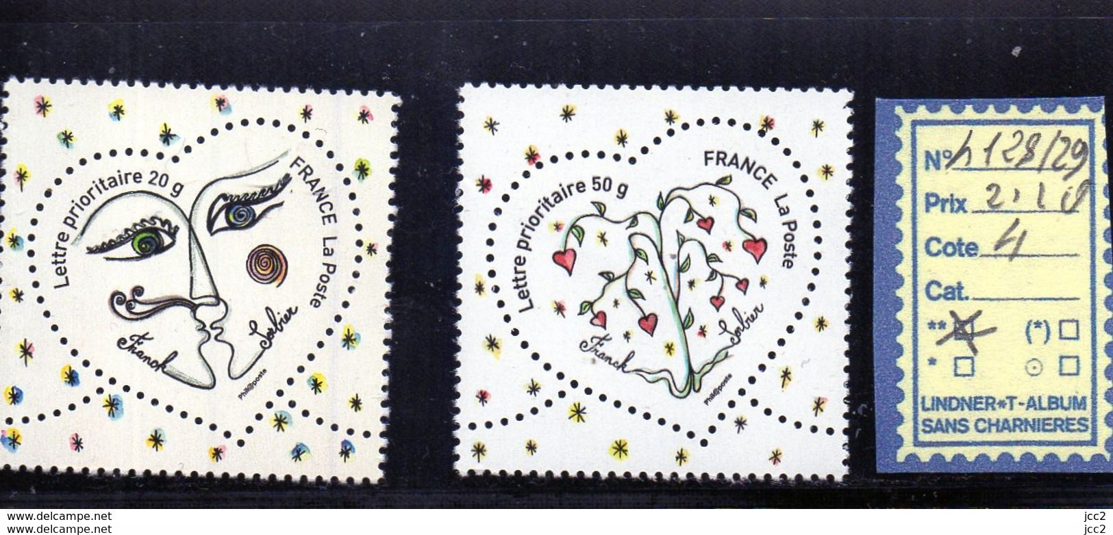 FRANCE - N°4128/29 - LUXE** - Unused Stamps
