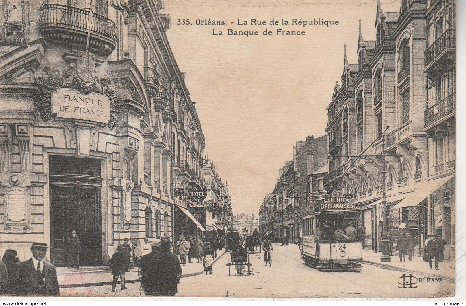 45 - ORLEANS - La Rue De La République - La Banque De France - Banques