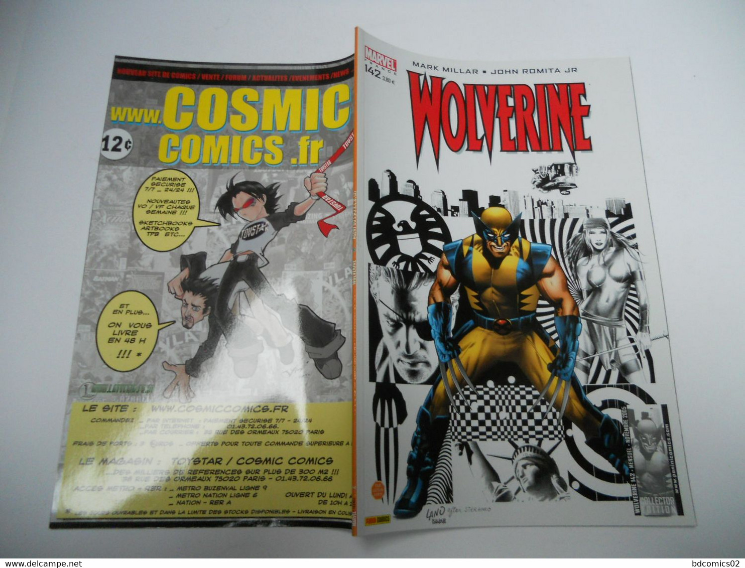 Wolverine 142 - Collector Édition  AGENT DU S.H.I.E.L.D  (2)   NOVEMBRE 2005 PANINI MARVEL TTBE - Volverine