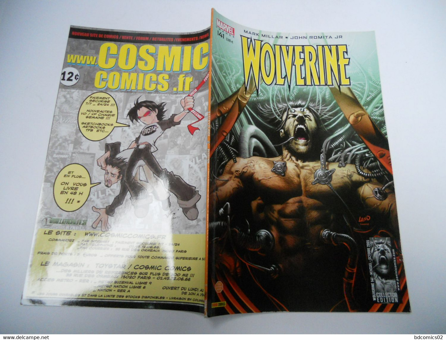 Wolverine 141 - Collector Édition  AGENT DU S.H.I.E.L.D  (1)   OCTOBRE 2005 PANINI MARVEL TTBE - Volverine