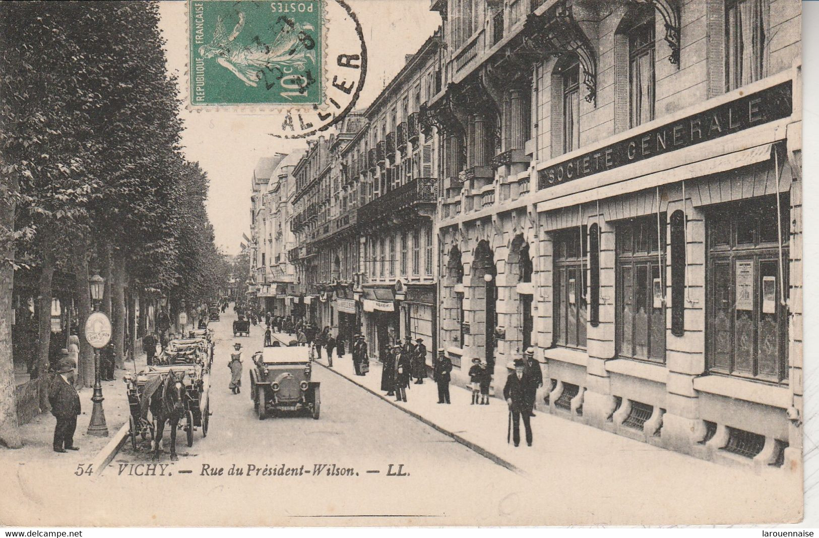 03 - VICHY - Société Générale - Rue Du Président Wilson - Banques