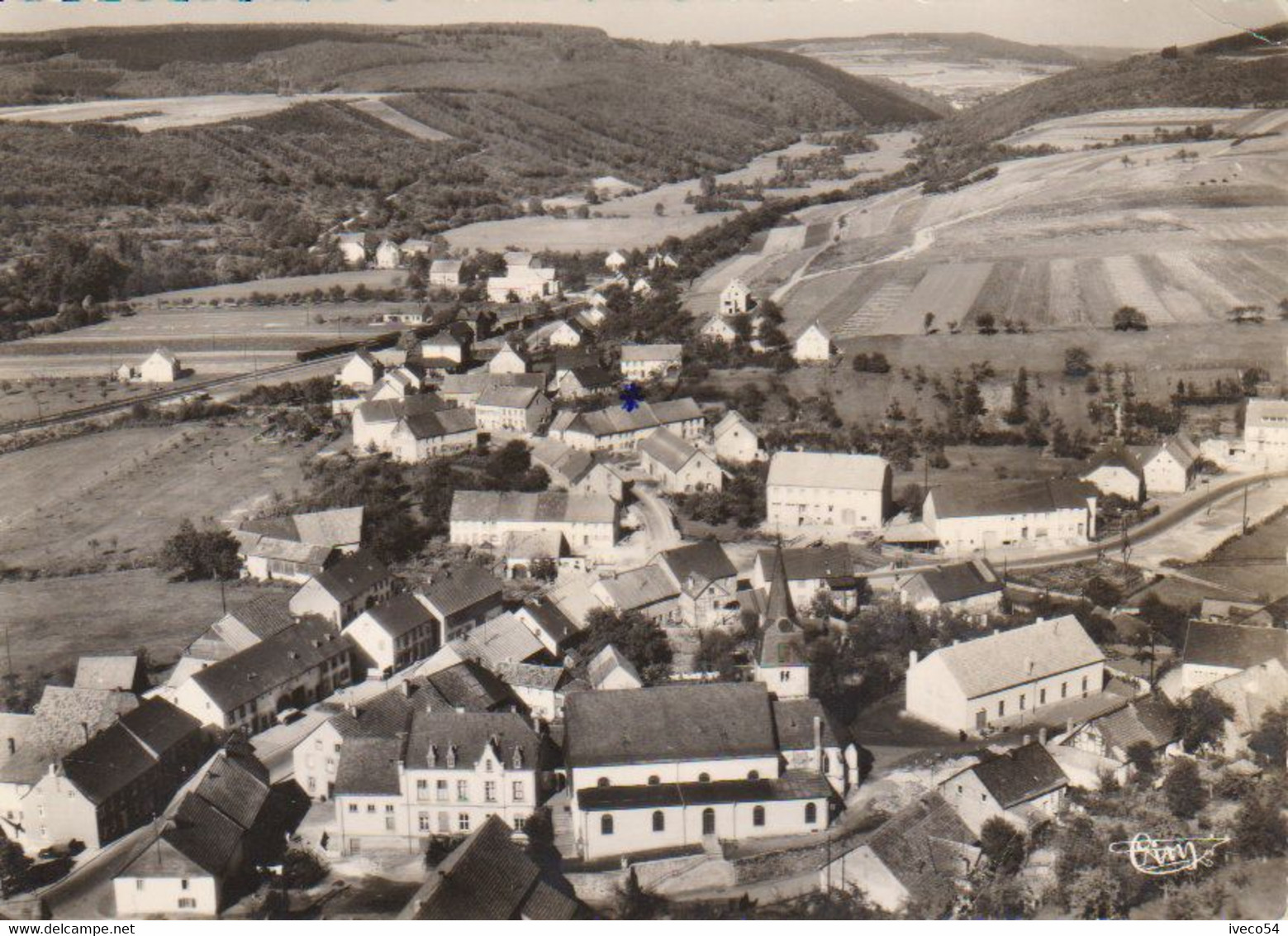 1955  Primstal   "  Gesamt  Luftaunahme   " - Kreis Sankt Wendel