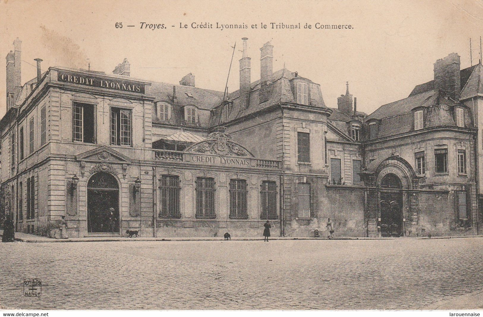 10 - TROYES - Le Crédit Lyonnais Et Le Tribunal De Commerce - Banques