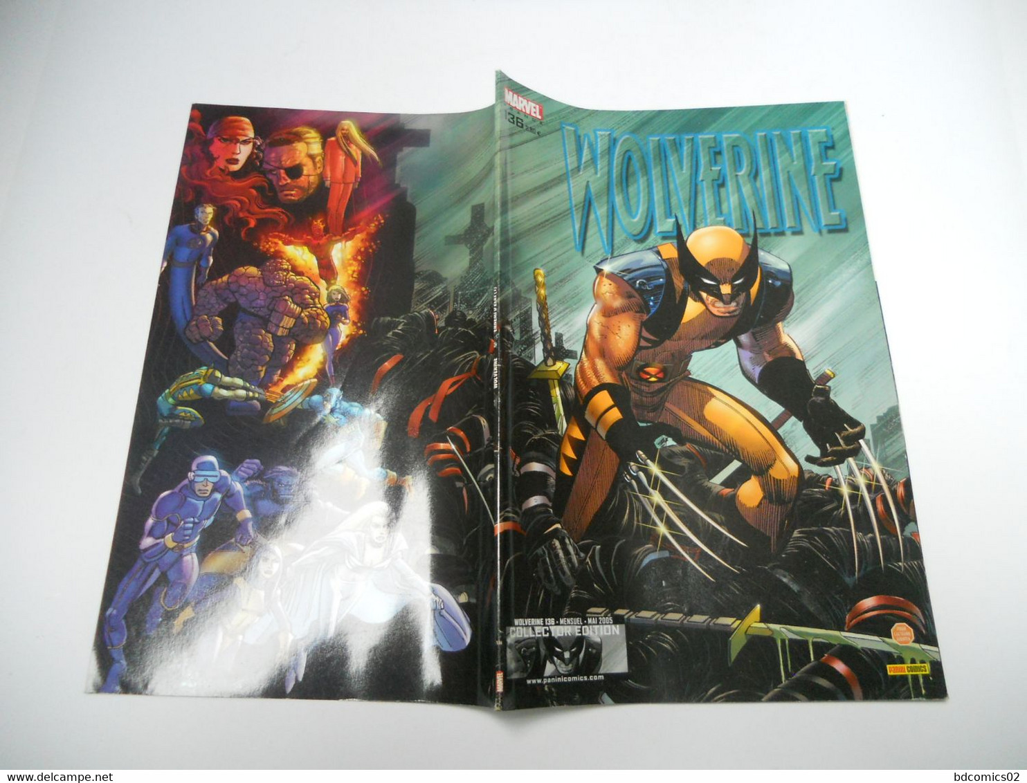 Wolverine 136 - Collector Édition ENNEMI D'ETAT  (2)  Mai 2005 PANINI MARVEL TBE - Volverine