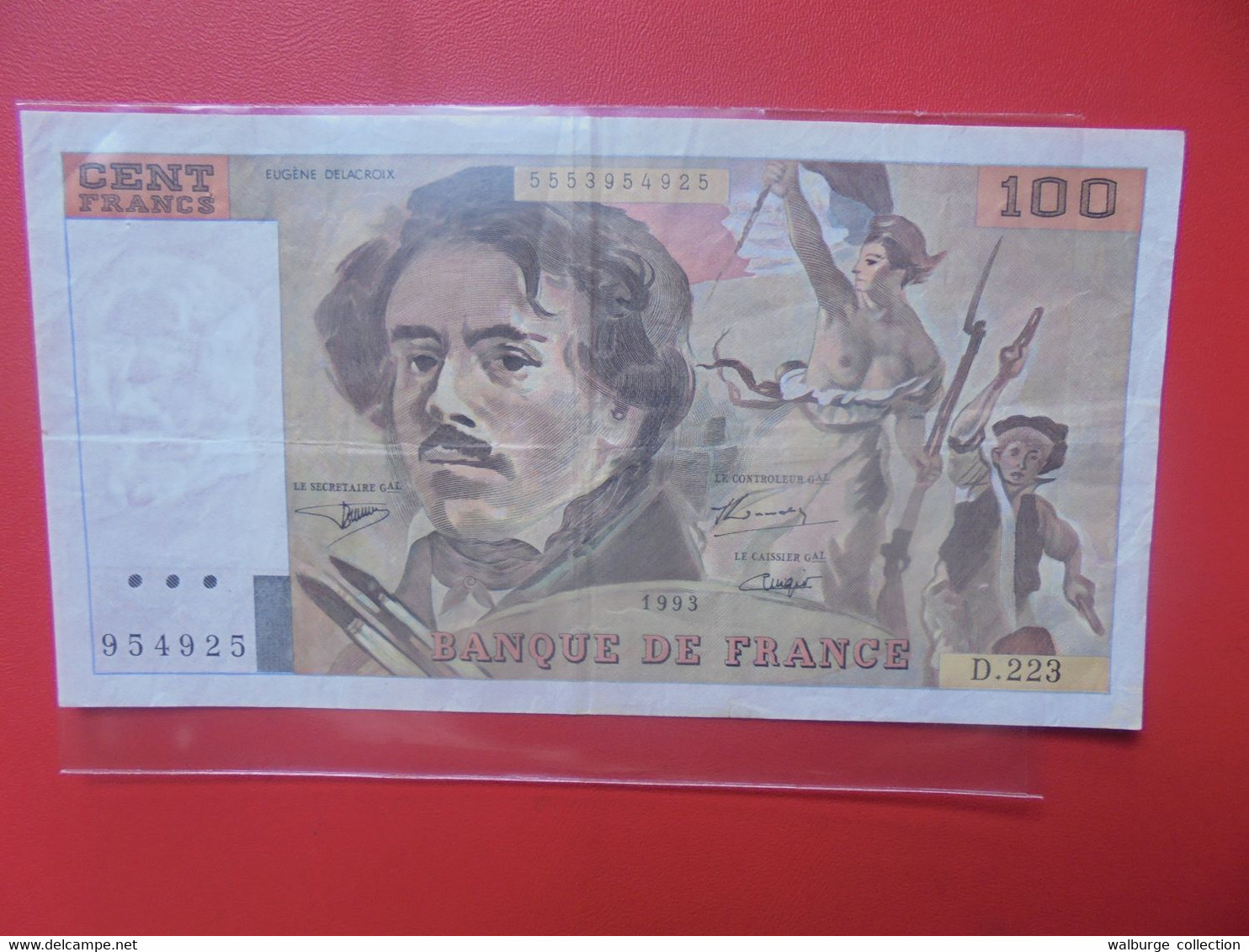 FRANCE 100 FRANCS 1993 Circuler (B.21) - 100 F 1978-1995 ''Delacroix''