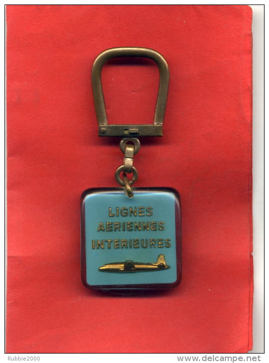 PORTE CLEFS AIR INTER LIGNES AERIENNES INTERIEURES COMPAGNIE AERIENNE FRANCAISE FRANCE - Advertisements