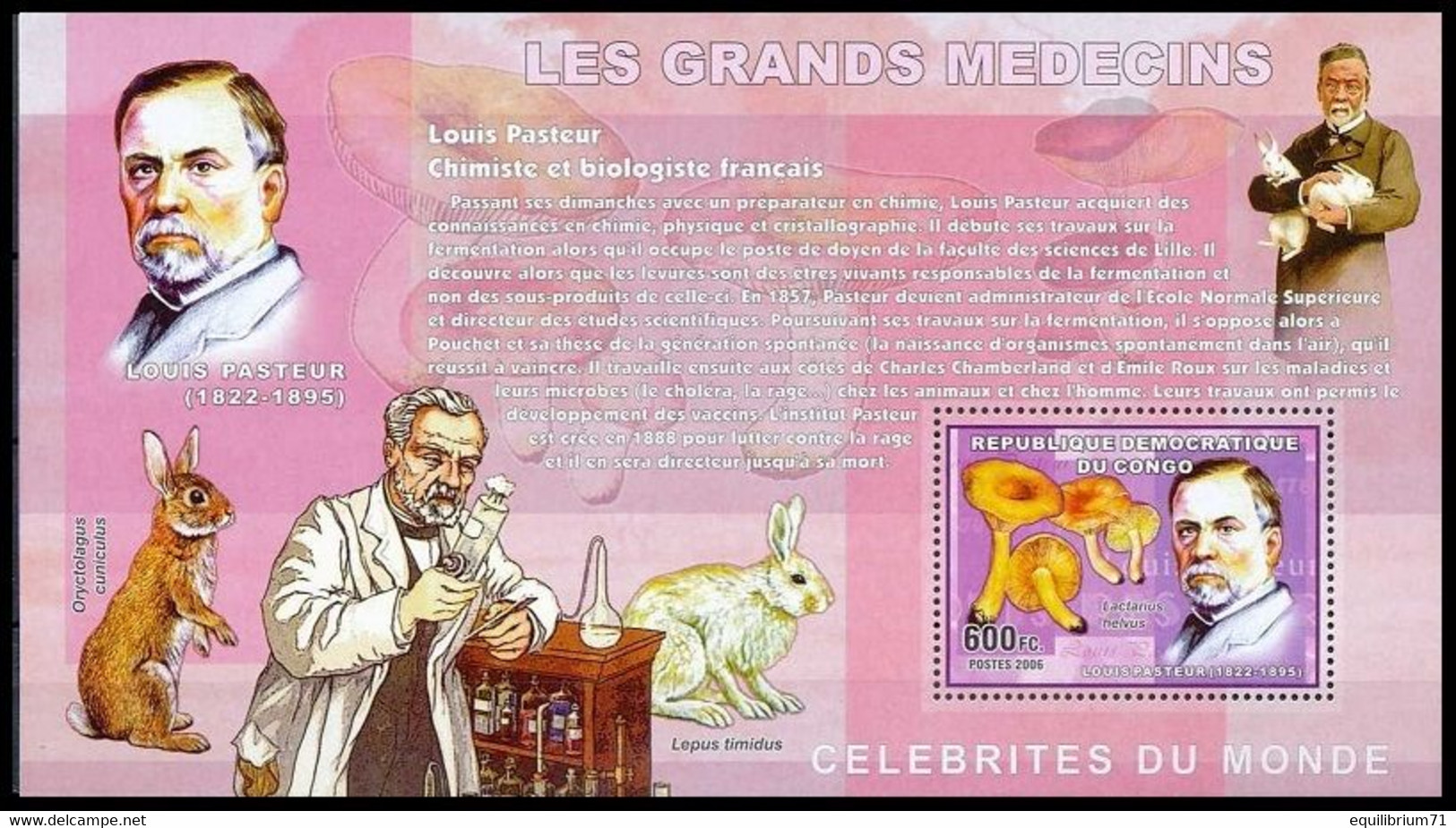 BL379/382** - Les Grands Médecins / De Grote Doktoren / Die Großen Ärzte / The Great Doctors - CONGO - Henry Dunant