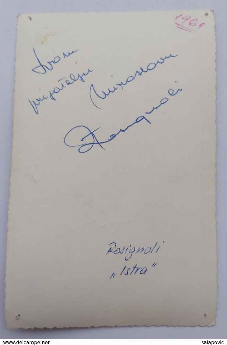 Franco Rosignolli Signed,  Football Nk Istra Croatia - Autogramme