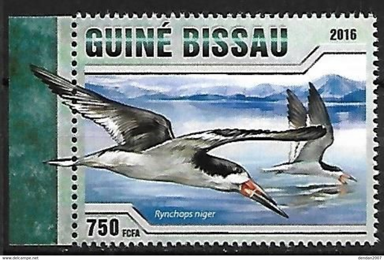 Guinea Bissau, Guiné Bissau - MNH 2016 :  Black Skimmer  -  Rynchops Niger - Mouettes