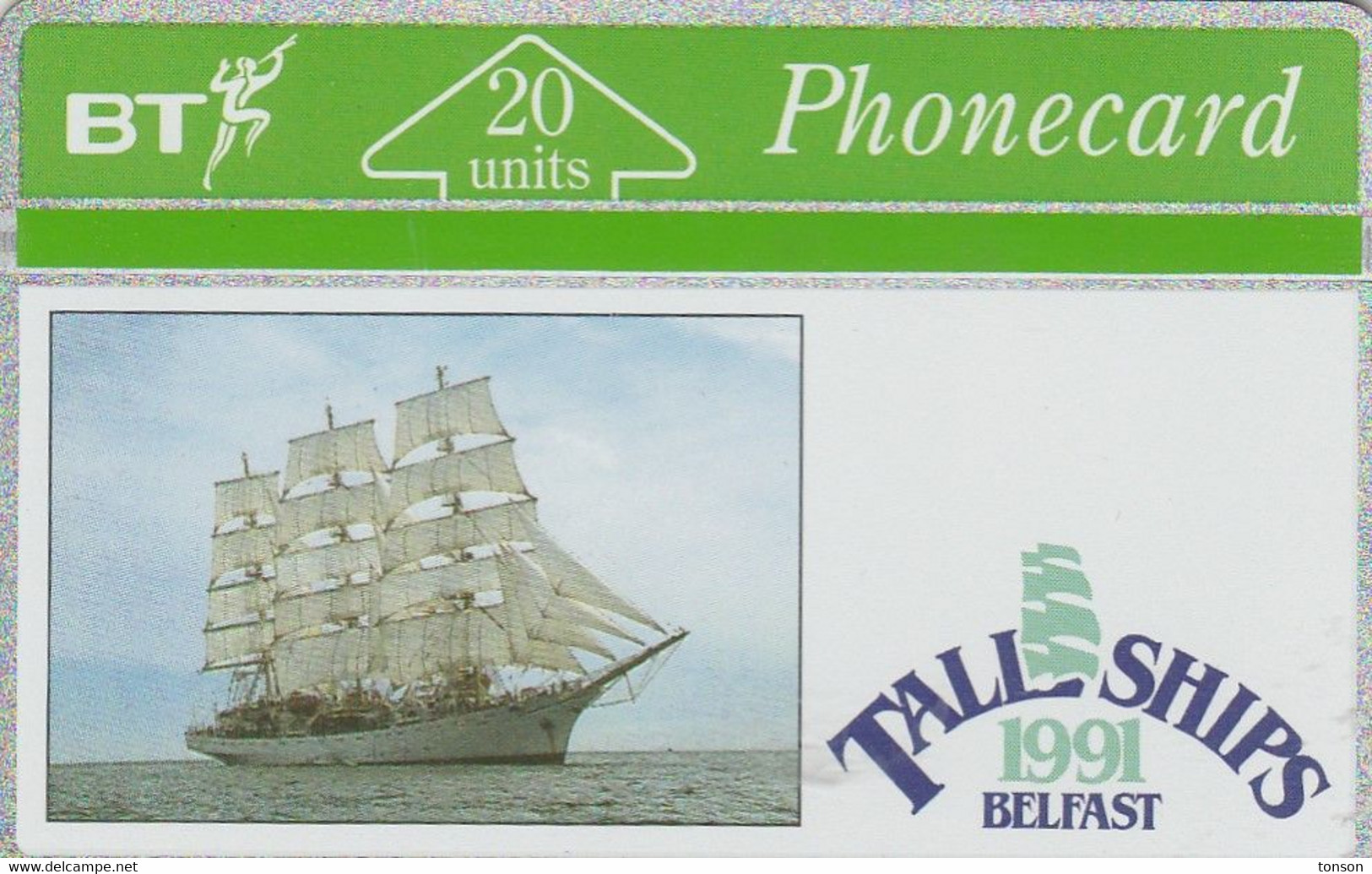 UK, BTC-043, 20 Units, Belfast Tall Ships Race 1991. - BT Emissions Générales