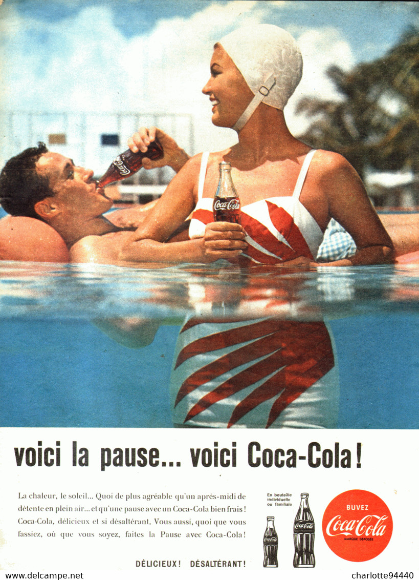 PUB    " COCA COLA  "  1960  ( 19 ) - Advertising Posters