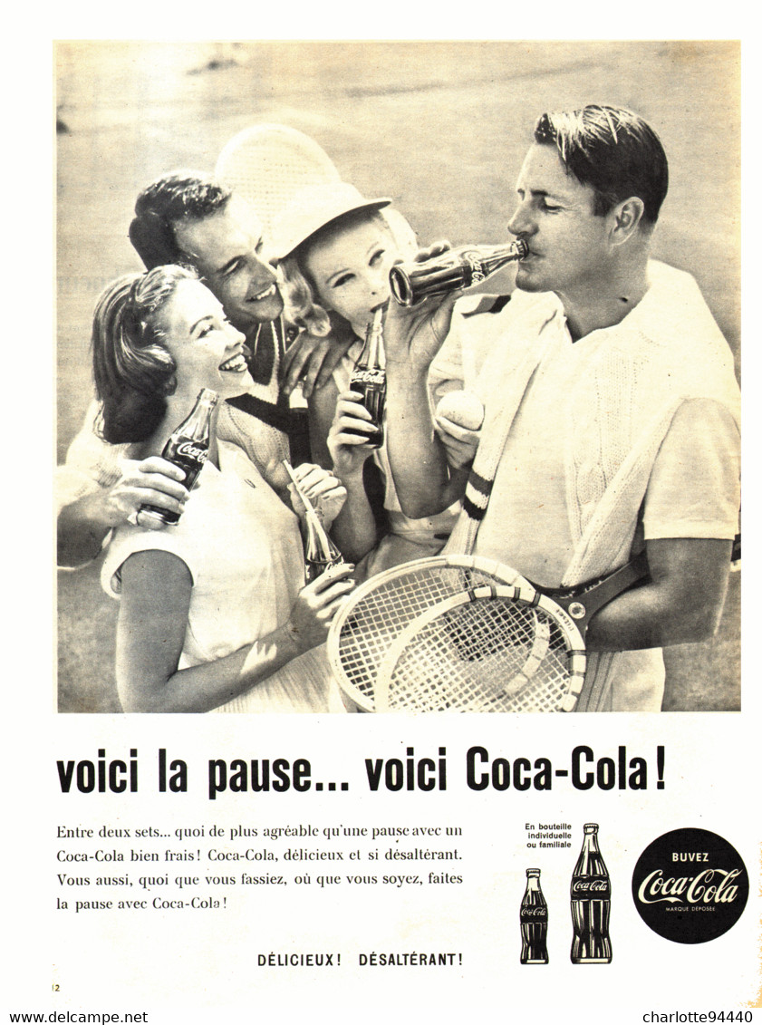 PUB    " COCA COLA  "  1960  ( 20 ) - Afiches Publicitarios