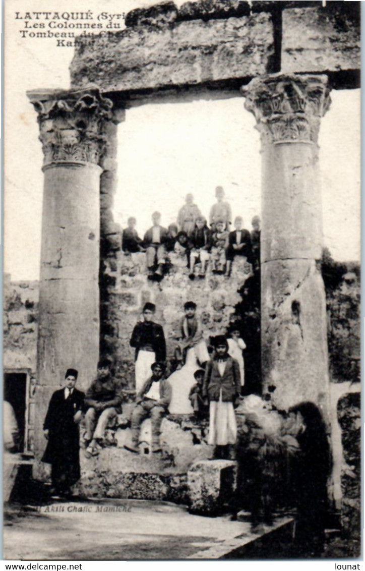 ASIE - SYRIE - Lattaquié - Les Colonnes Du Tombeau Du Cheik Kamis , Ed. A.C.M. ,1920 - Syrie