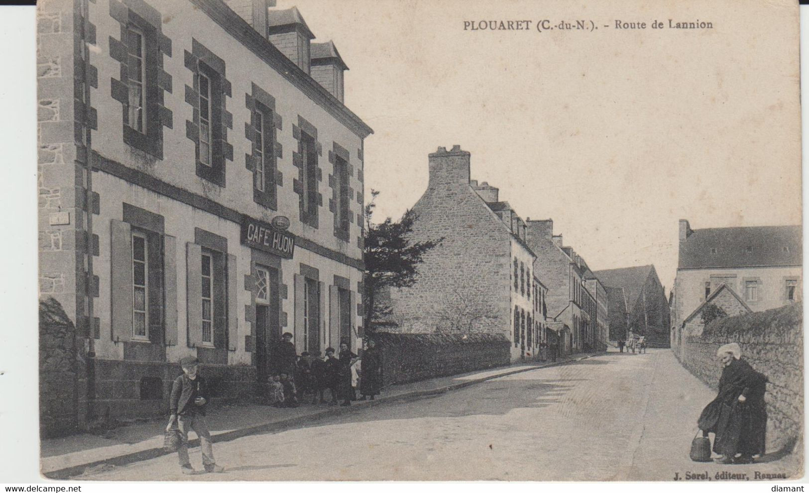 PLOUARET (22) - Route De Lannion - Bon état - Plouaret