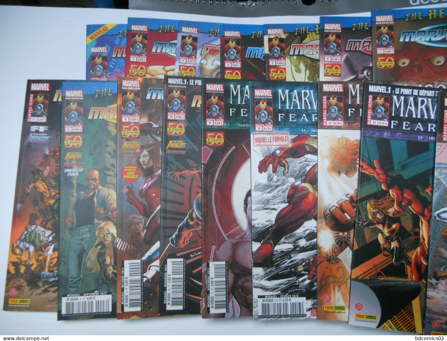 Marvel Icons (v2) N°1 à 17 Série PRATIQUEMENT Complète MANQUE LE N°12 (Marvel France, 2011-2012) - - Bücherpakete