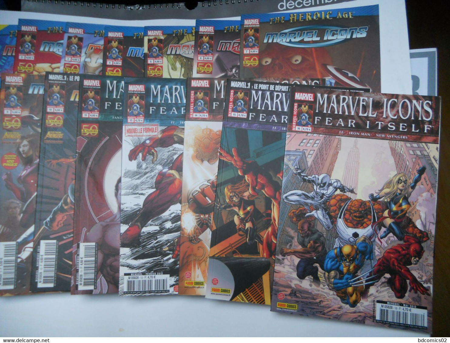 Marvel Icons (v2) N°1 à 17 Série PRATIQUEMENT Complète MANQUE LE N°12 (Marvel France, 2011-2012) - - Bücherpakete