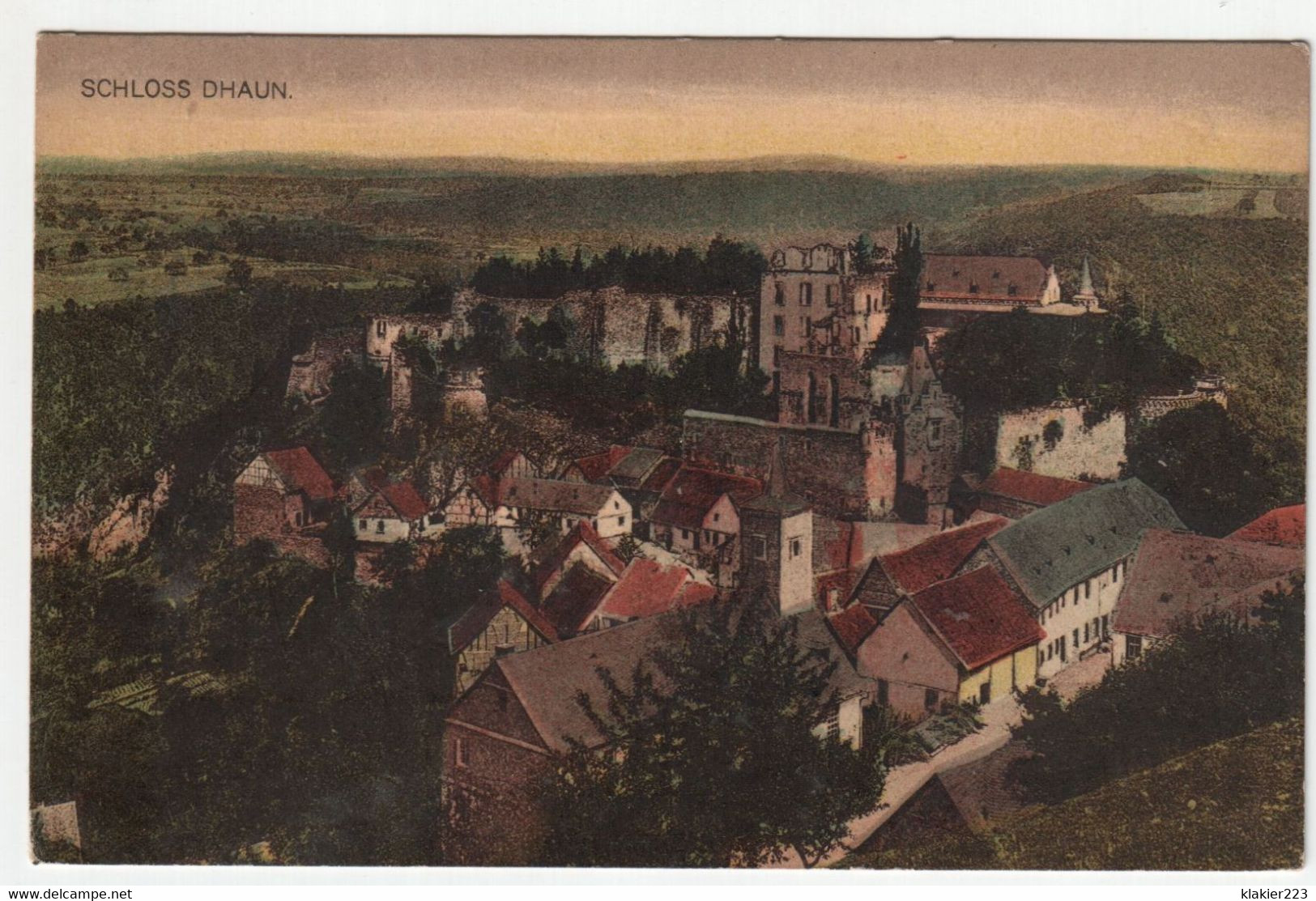 Schloss Dhaun 1918 - Kirn