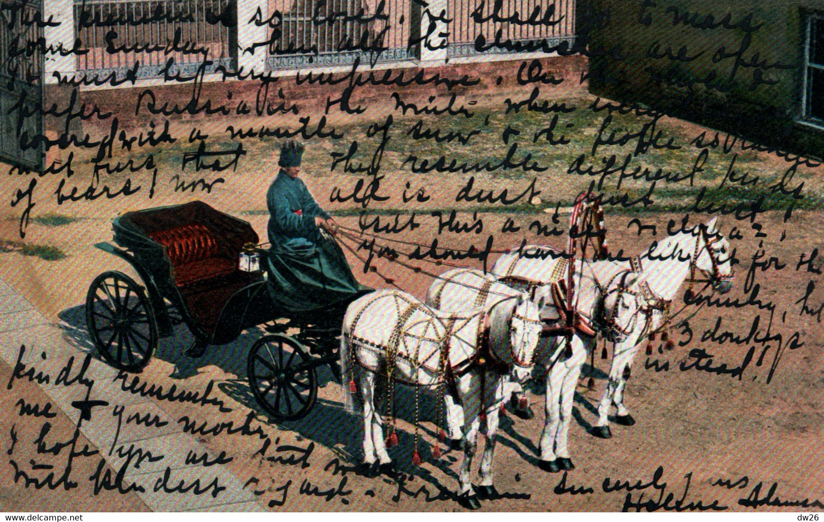 Attelage Voiture à Chevaux Russie: Types Russes 1914 - Troïka - Типы русской тройки - Other & Unclassified