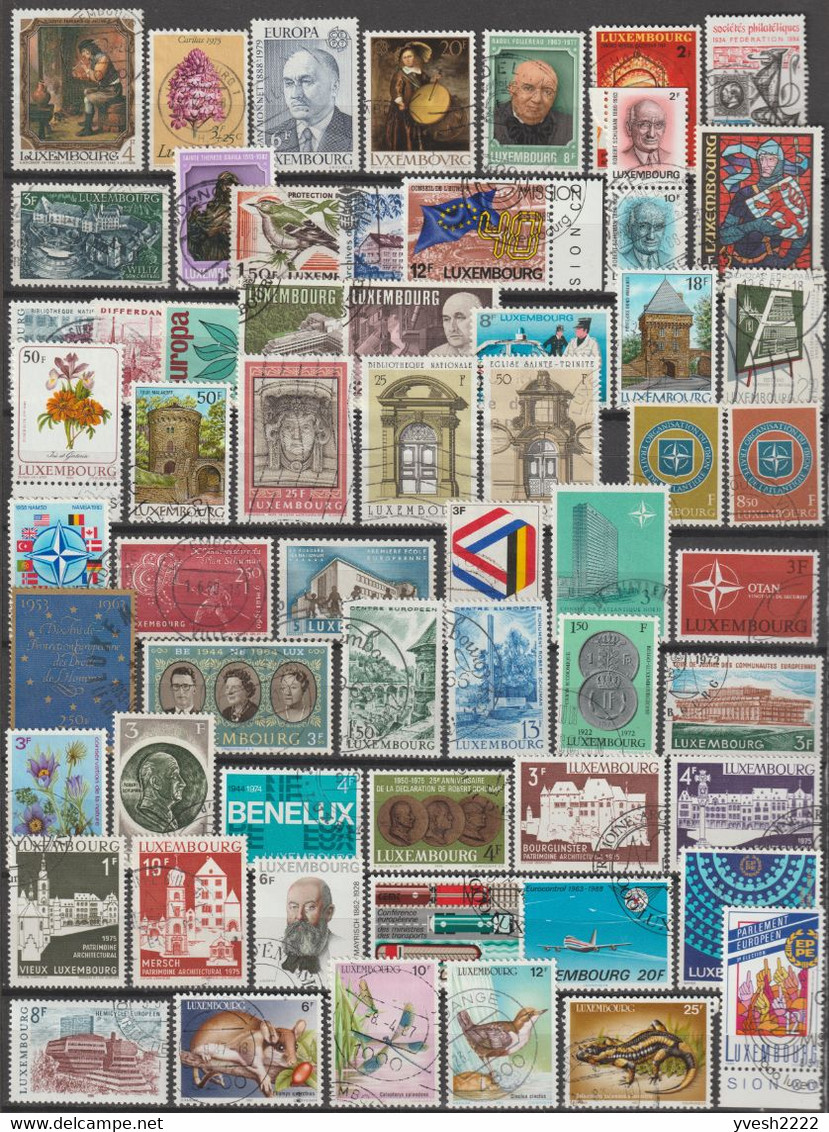 Luxembourg, Petit Lot, Environ 120 Timbres Différents - Collections