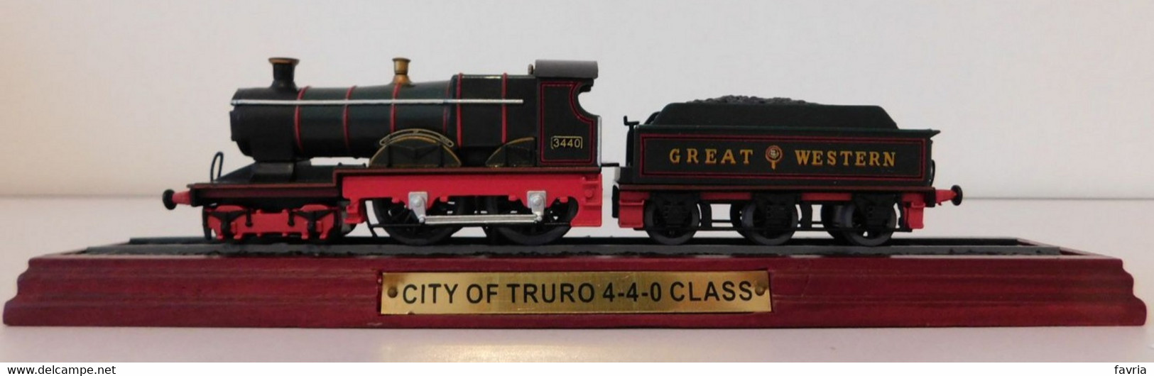 Locomotore  CITY OF TRURO 4-4-0 Class #  Modellino Statico # TRAIN LOCOMOTIVE # 1:100 - Altri & Non Classificati