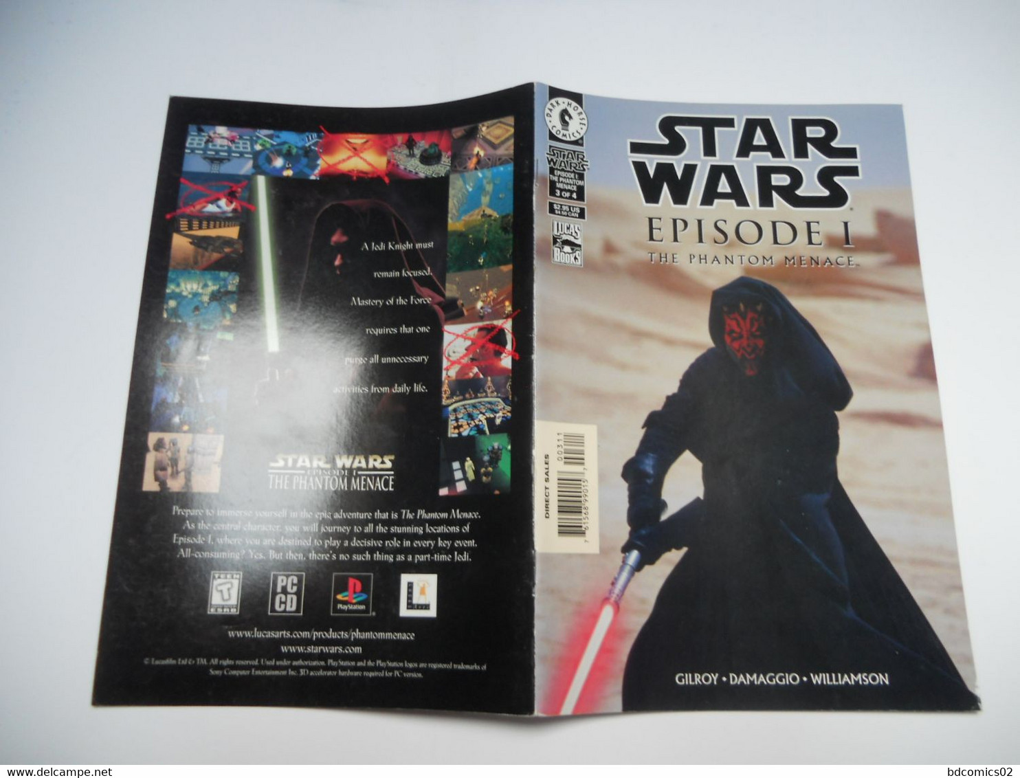 STAR WARS EPISODE I THE PHANTOM MENACE 3 OF 4 EN V O - Stripverhalen & Mangas (andere Talen)