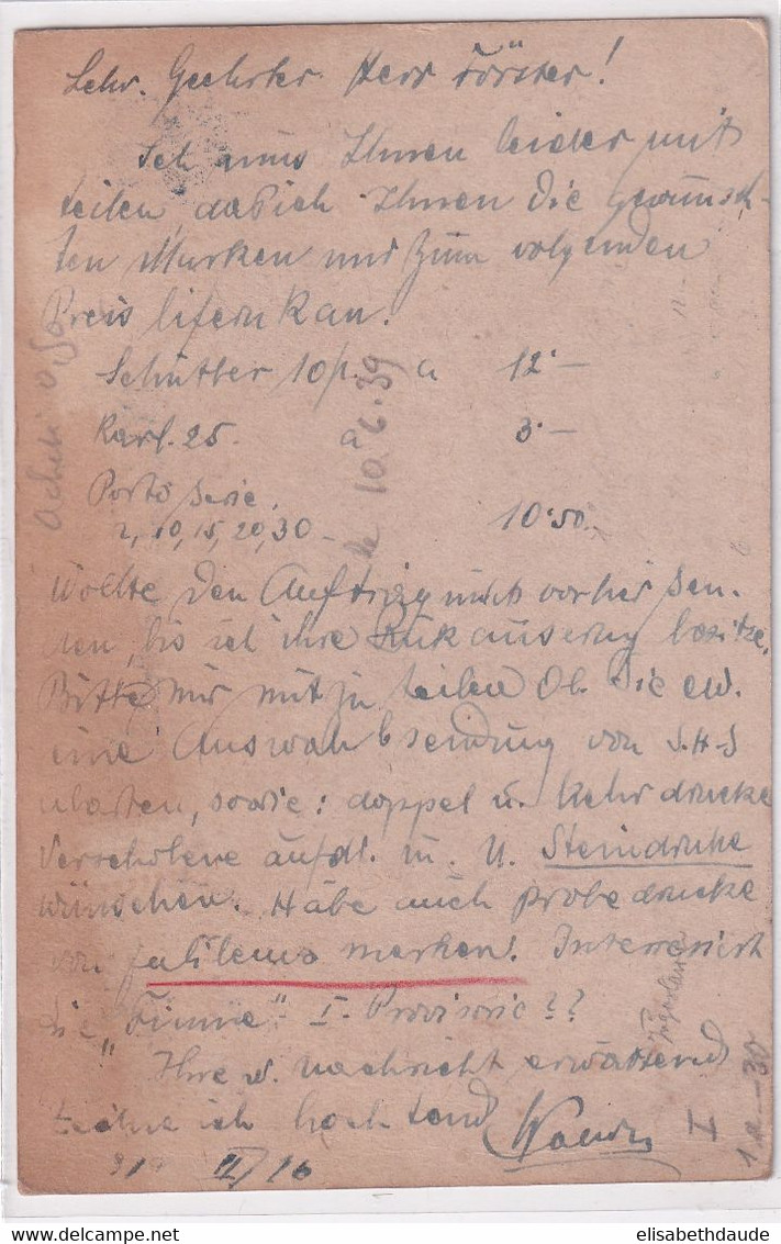 YOUGOSLAVIE / CROATIE - 1919 - CARTE ENTIER HONGROISE SURCHARGEE De ZAGREB => SKRAD - Postal Stationery