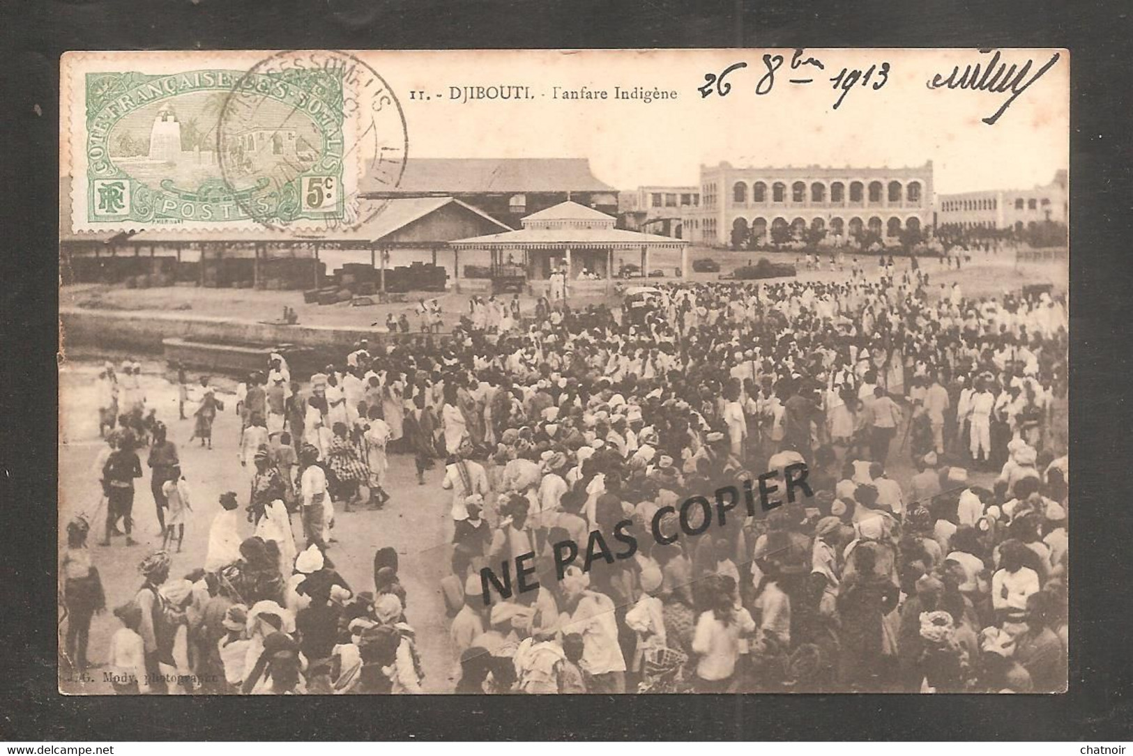 DJIBOUTI    Fanfare  Indigene    1913 - Dschibuti