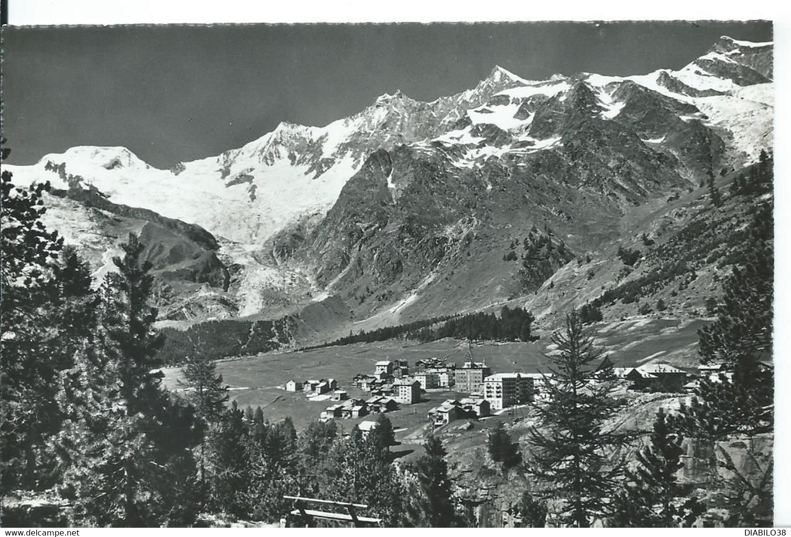 SAAS-FEE   ( SUISSE )      1790 M. ALFUBEL - TASCHHORN - DOM- LENZPITZE - Täsch