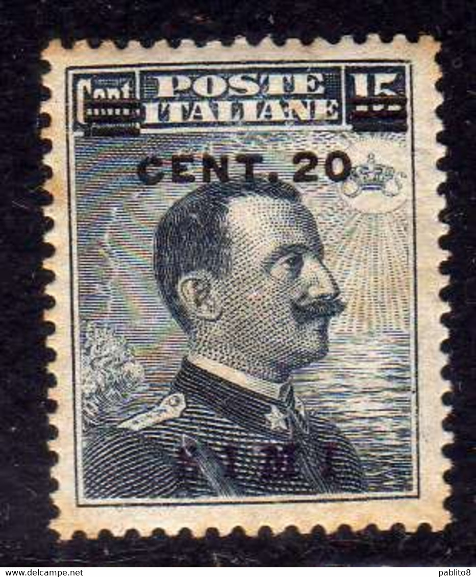 EGEO 1916 SIMI SOPRASTAMPATO D'ITALIA ITALY OVERPRINTED CENT. 20 SU 15c MNH OTTIMA CENTRATURA - Ägäis (Simi)