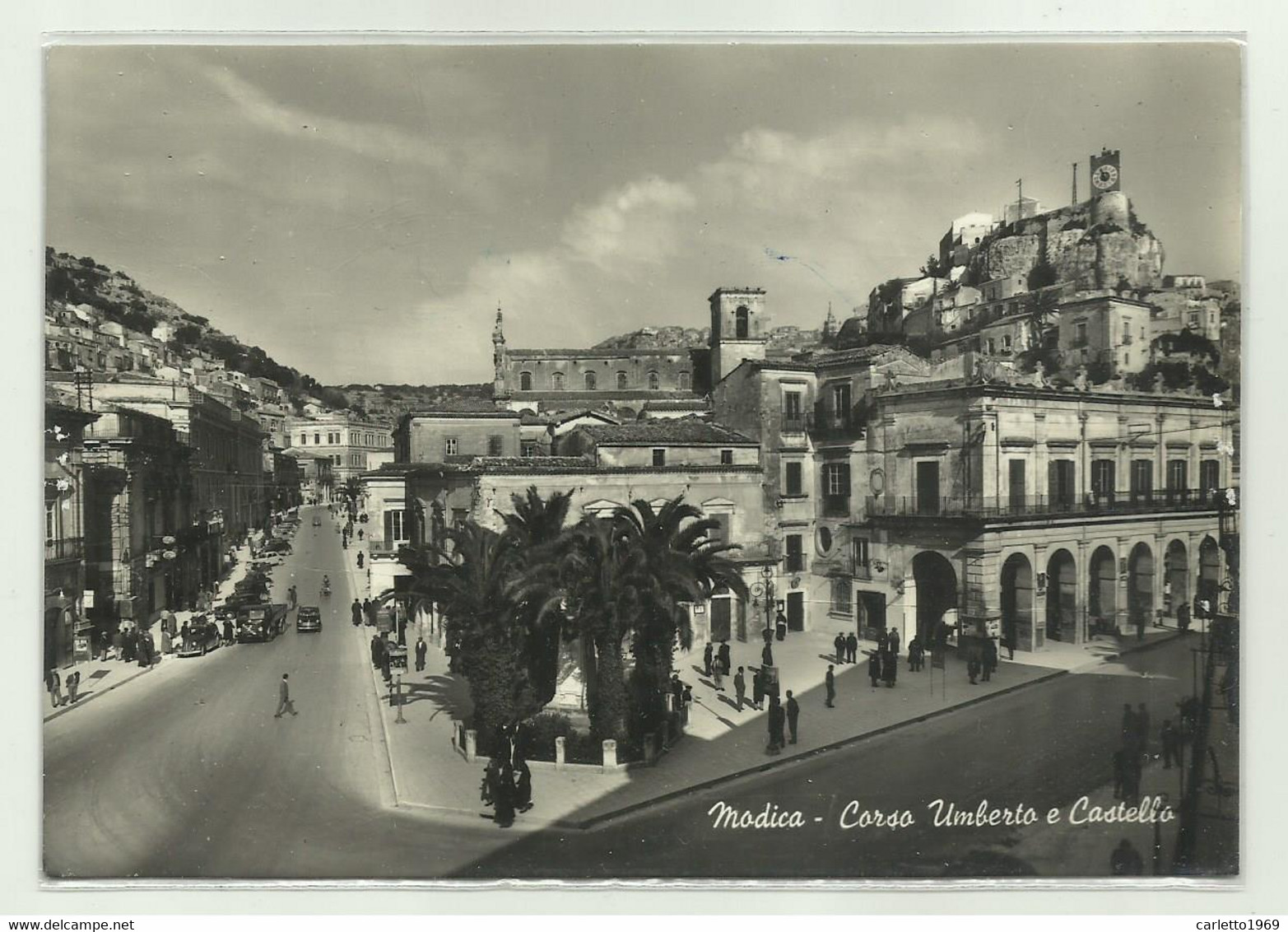 MODICA - CORSO UMBERTO E CASTELLO VIAGGIATA   FG - Ragusa