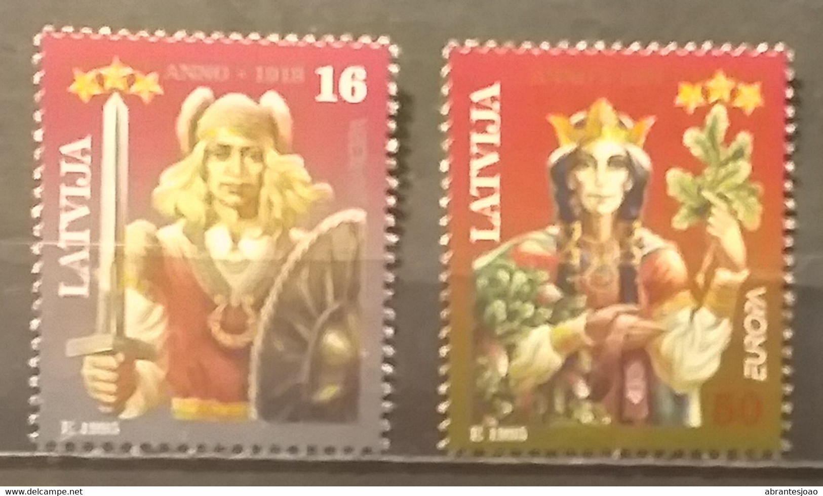 Letonia - 1995 - MNH As Scan - 50 Years Of Peace And Freedom - 2 Stamps - Lettland