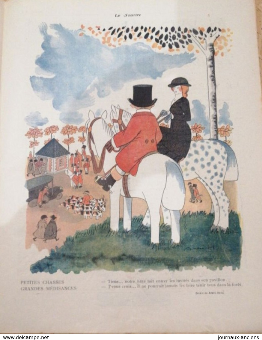 1914 Journal SOURIRE - POT DE CHAMBRE - MUSIC HALL - CHASSE - LES SIX JOURS DE PARIS - LE GENTLEMAN - 1900 - 1949