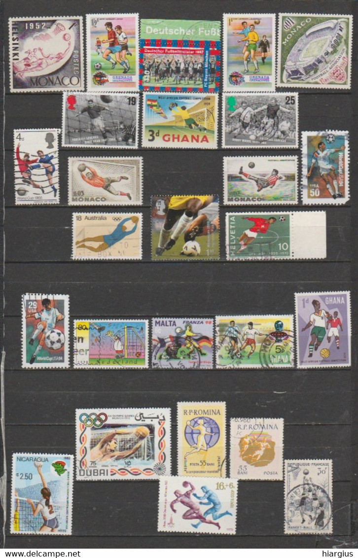 WORLDWIDE ASSORTMENT OF 147 used stamps.