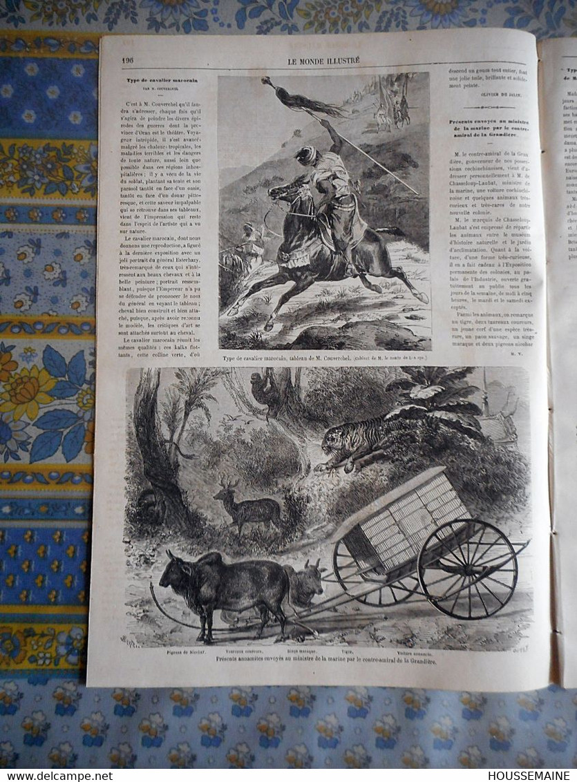 LE MONDE ILLUSTRE 24/09/1864 MEXIQUE BAZAINE SAN LOUIS ANNAM MADAGASCAR SAINT CLOUD FETE POLOGNE LITHUANIE BRUXELLES SAX - 1850 - 1899