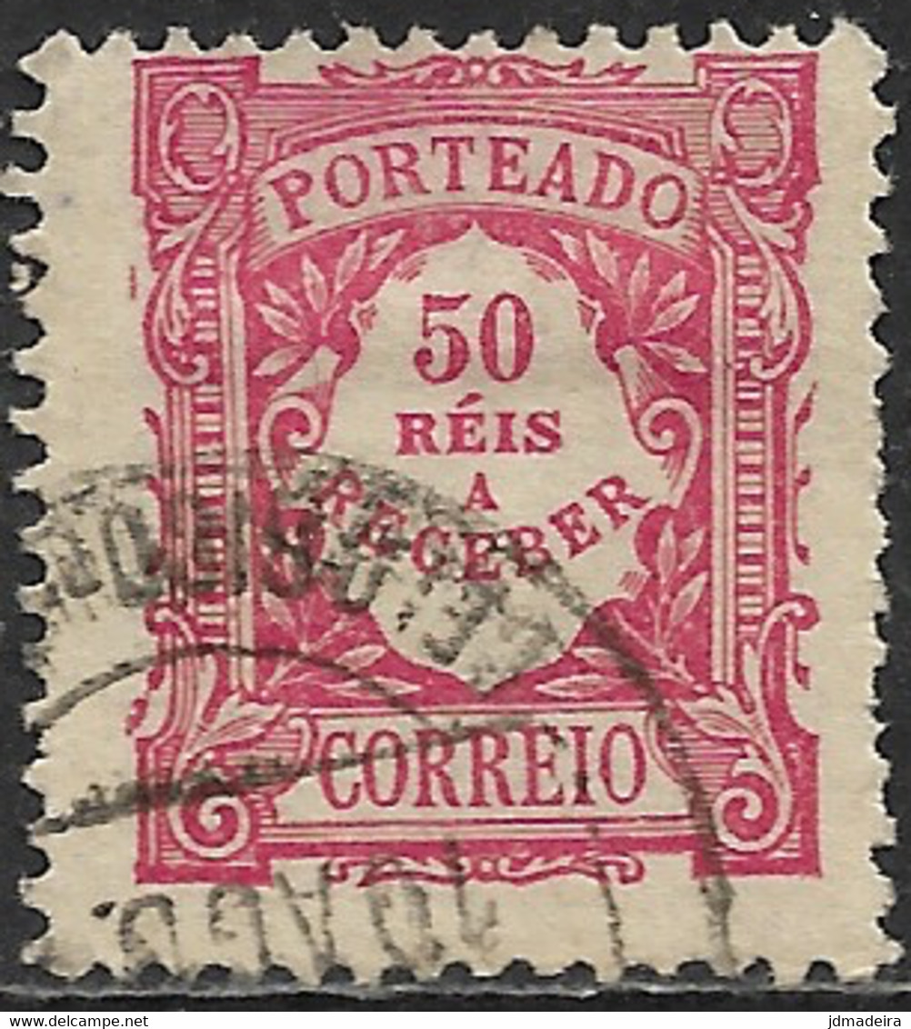 Portugal – 1904 Postage Dues 50 Réis Used Stamp - Oblitérés