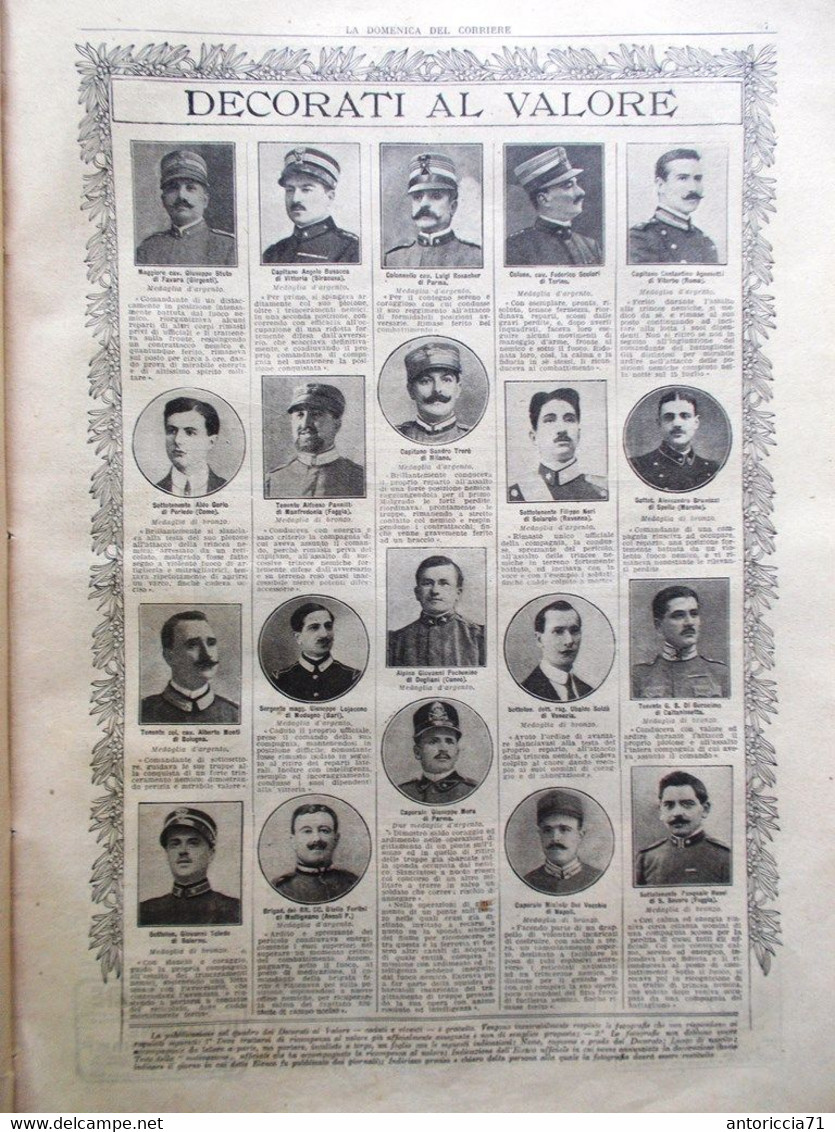 La Domenica Del Corriere 21 Maggio 1916 WW1 Rivolta Irlanda Vosgi Carso Inglesi - Guerre 1914-18