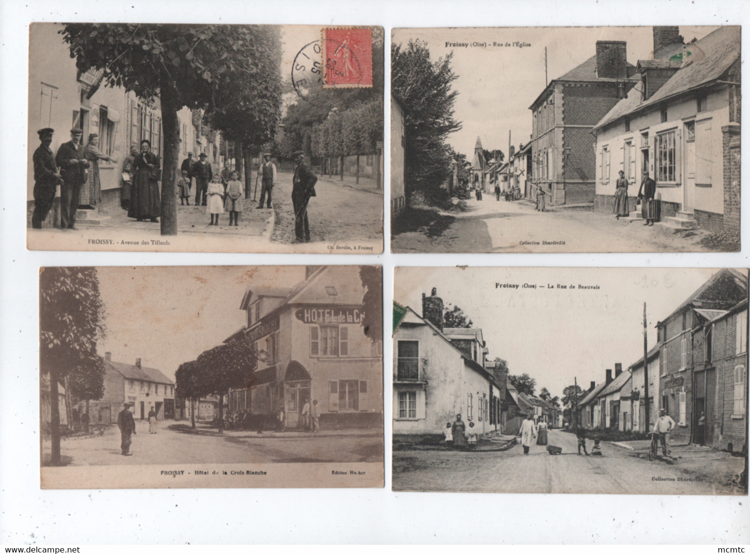 4 Cartes -  Froissy -   Oise 60 - Froissy