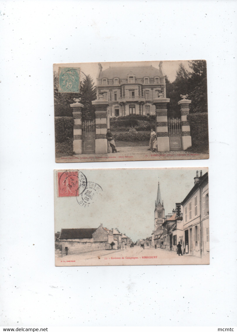 4 Cartes -   Ribecourt  -   Oise 60 - Ribecourt Dreslincourt