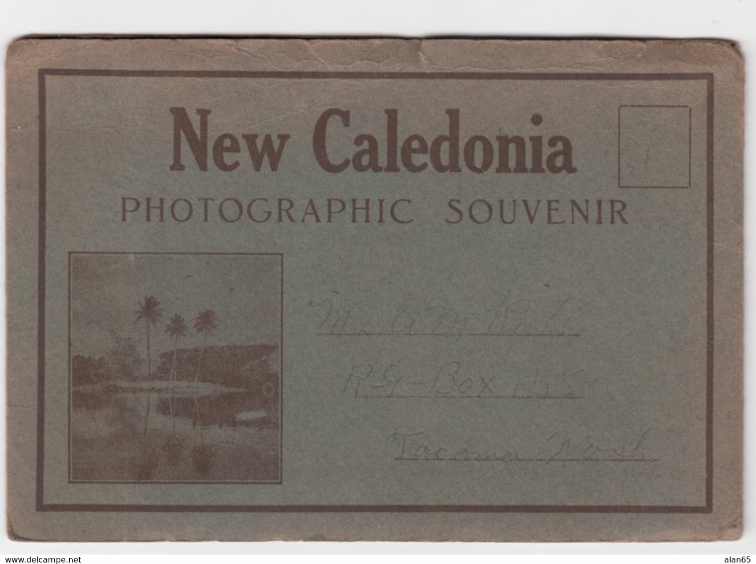 New Caledonia Multi-views Of Island Life, Noumea, Police Station, Natives C1930s/40s Vintage Souvenir Folder - New Caledonia