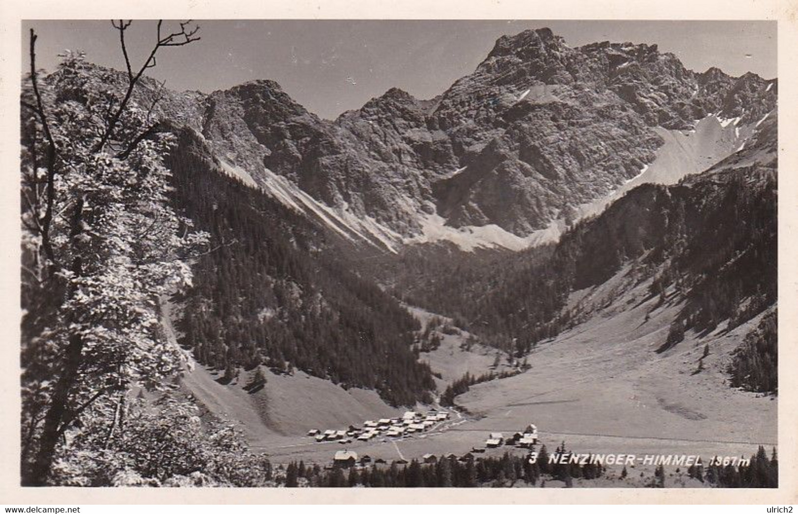 AK Nenzinger Himmel - Stempel Unterkunftshütte St. Rochus - 1954 (52993) - Nenzing