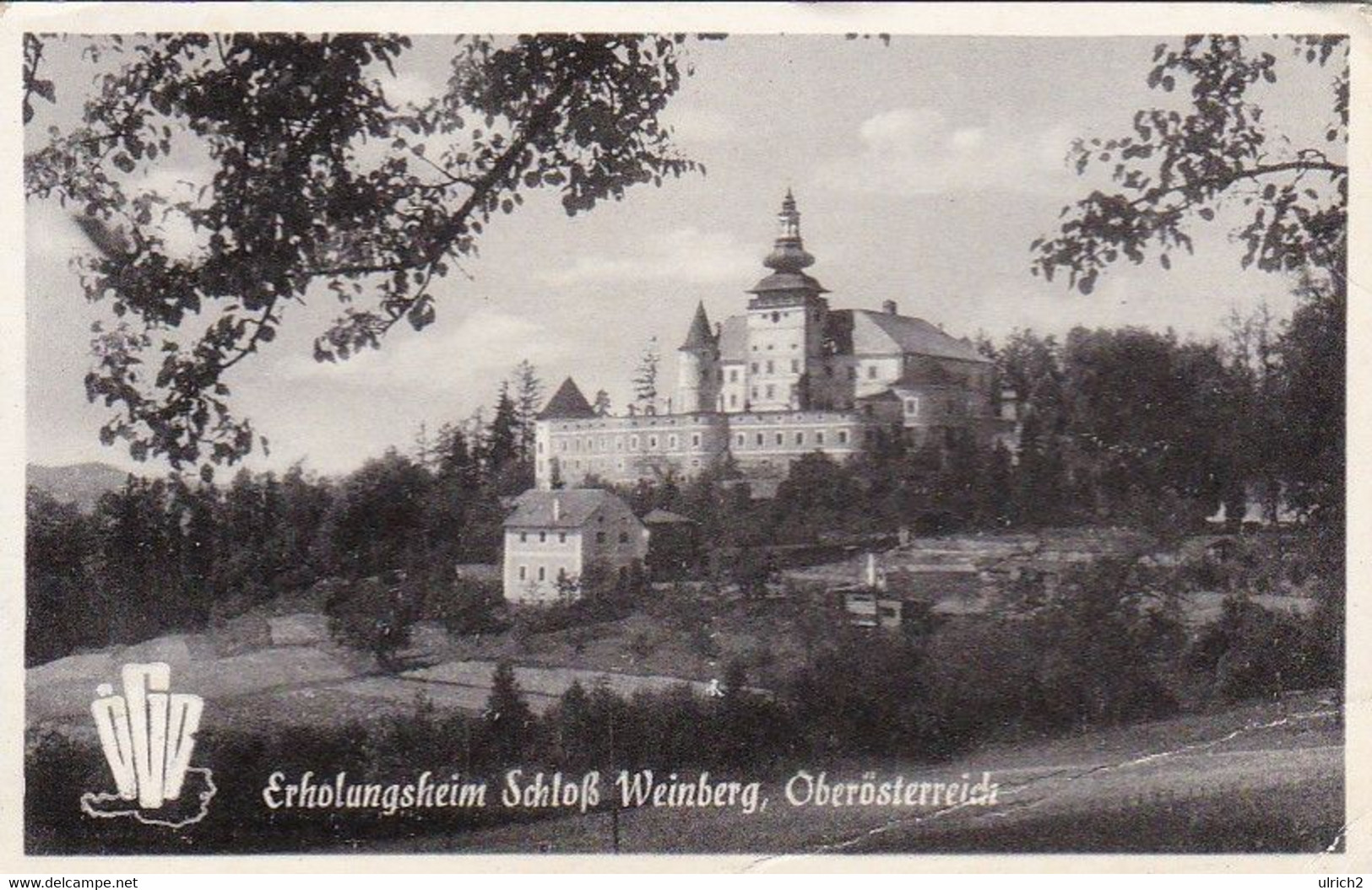 AK Erholungsheim Schloss Weinberg - 1951 (52994) - Kefermarkt