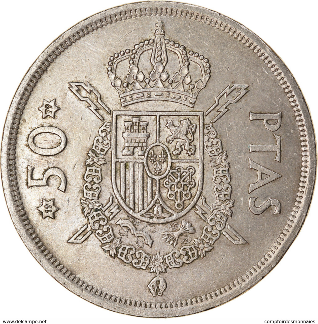 Monnaie, Espagne, Juan Carlos I, 50 Pesetas, 1979, TTB, Copper-nickel, KM:809 - 50 Pesetas